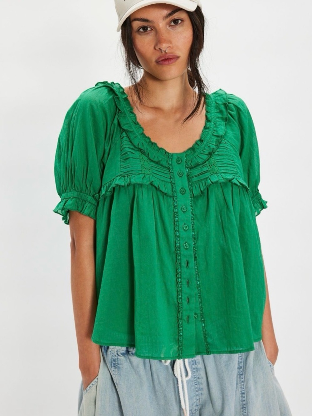 NWOT Free People Sweet Nothings Blouse